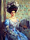 Portrait of Eleonore von Wilke, Countess Finkh by Lovis Corinth